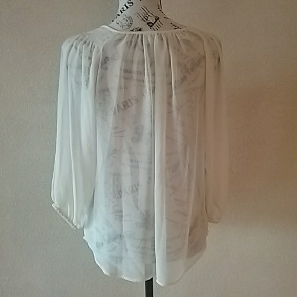 LC Lauren Conrad Peasant Blouse - Picture 2 of 3